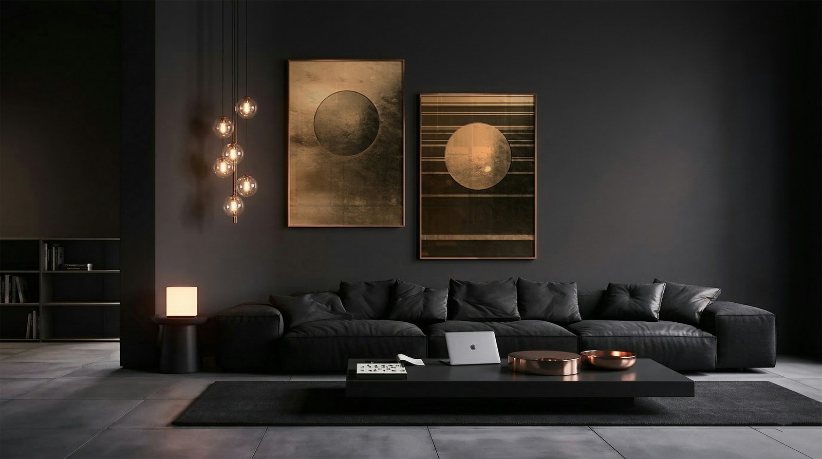 Premium painted interior with feature lighting